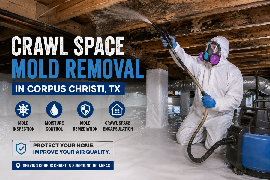 Crawl space mold removal 